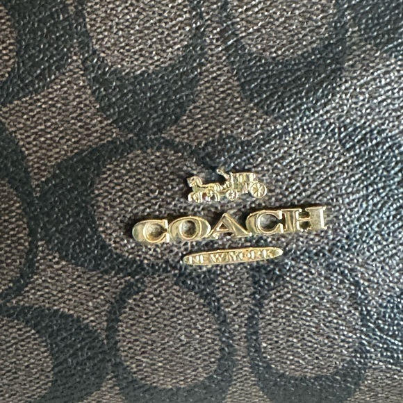 Original COACH signature leather Coach bag - Picture 10 of 14